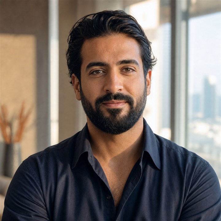 Portrait of Omar, a city apartment host