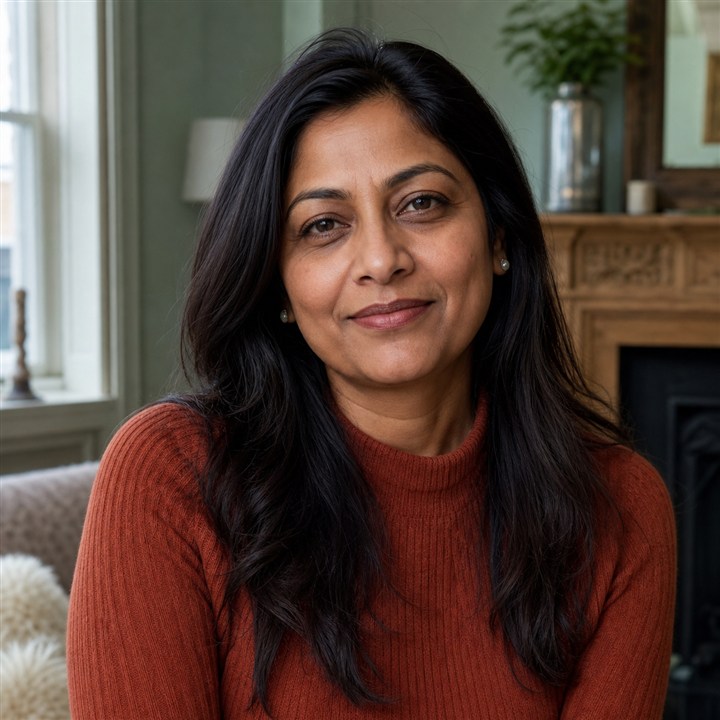 Portrait of Priya, a multi-property landlord